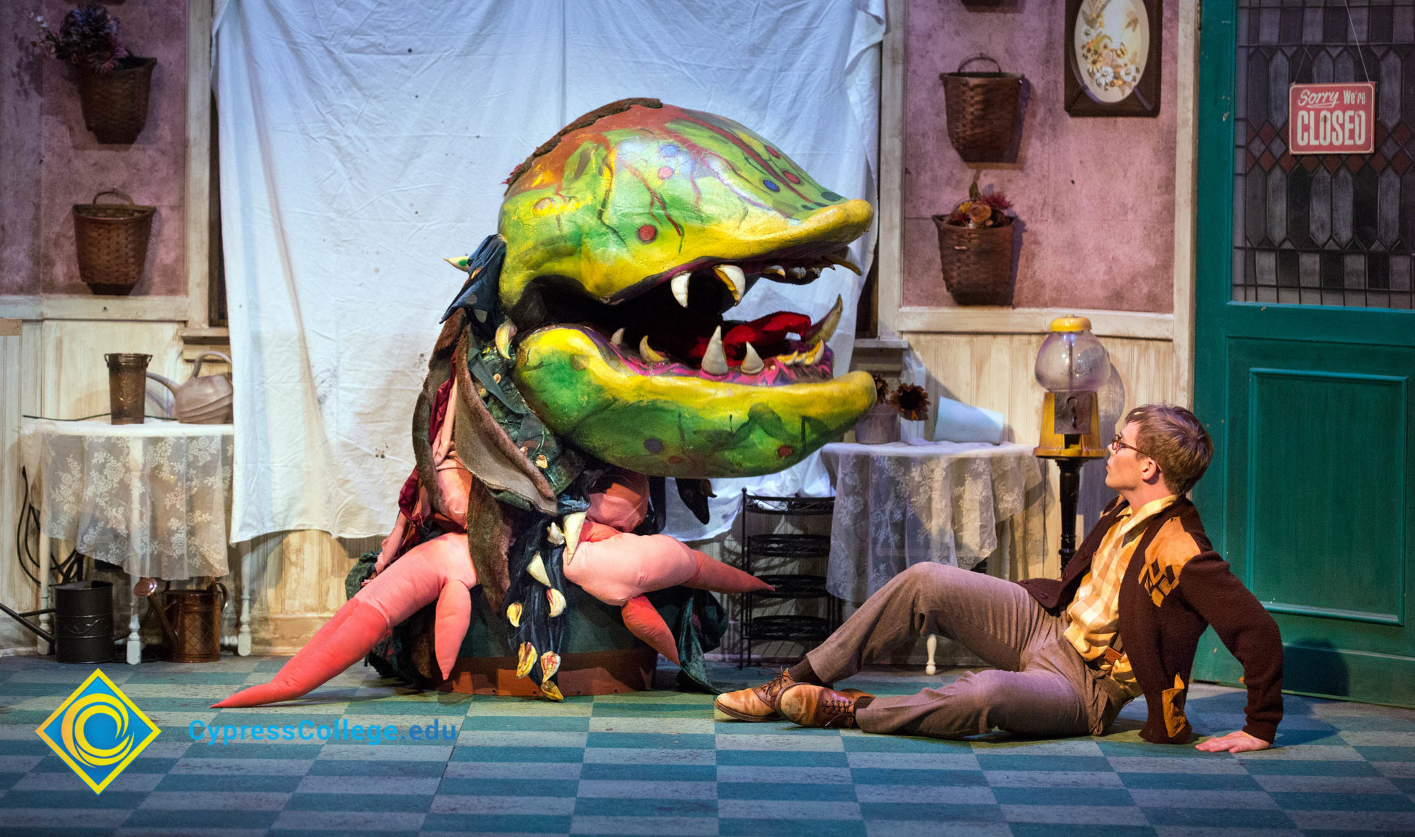 Scene from Little Shop of Horrors.