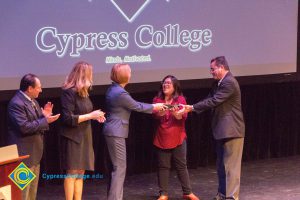 Award recipient at Commit2Cypress & Pledge Night