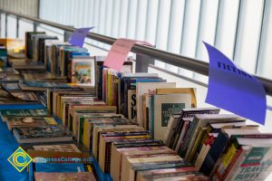 Table of books.