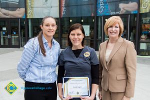 Foundation Scholarship Award recipients with President, JoAnna Schilling.