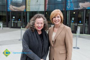 President, JoAnna Schilling with Foundation Scholarship Award recipient.