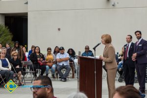 President, JoAnna Schilling speaking at Foundation Scholarship Awards Ceremony