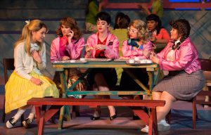 Theater students in production of Grease.