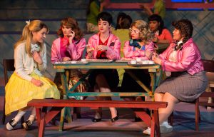 Theater students in production of Grease.