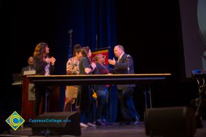 Staff playing Family Feud at Fall Opening Day.