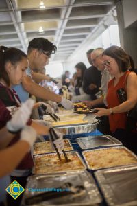 Lunch being served at Fall Opening Day