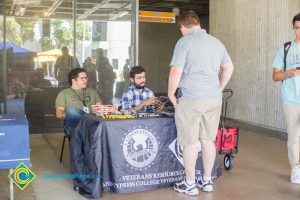 Veteran's Resource Center Club Rush table