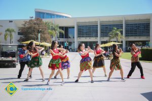 Dancers on campus