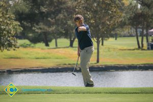 Richard Fee ready to tee off during the Foundation 2018 Golf Classic.