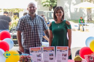 Staff working Club Carnival booth