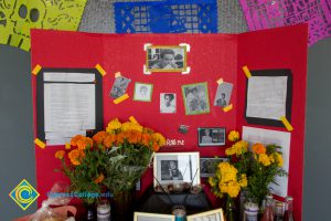 Dia de Los Muertos display.