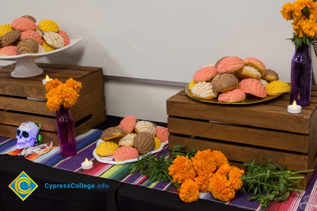 Plates of pan dulce.