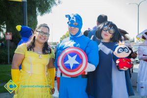 Participants in Halloween Parade.