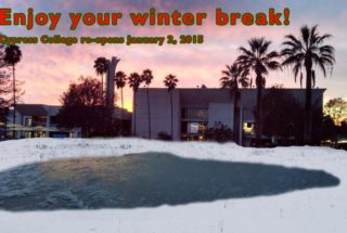 Campus Closed Through January 2 for Winter Holiday