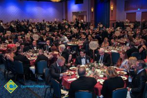 Banquet room full of people at the 2018 American Awards.