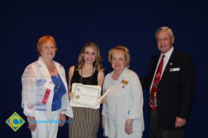 A group of people at the 2015 Scholarship Awards.