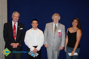 Scholarship recipients with donors.