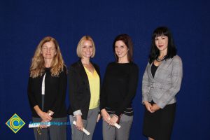 A group of four scholarship recipients.