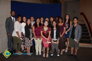 A group of students at the 2015 Scholarship Awards.