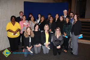 A group of students at the 2015 Scholarship Awards.