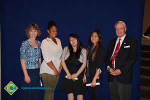 Students and staff at the 2015 Scholarship Awards.