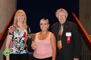 Scholarship recipients and two donors.