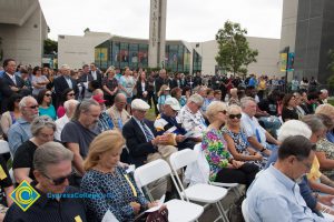 Guests seated at 2016 Veteran's Day Anniversary.