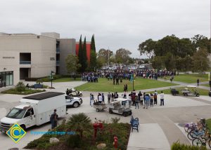 Aerial view of 2016 Veteran's Day Anniversary.