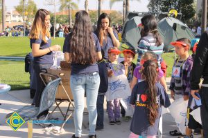 Children and staff at the 2014 KinderCaminata