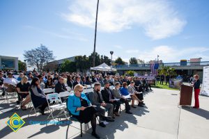 Seated guests at the Veteran's Resource Center Groundbreaking.