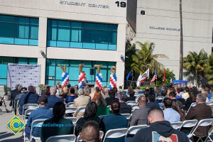 Seated guests at the Veteran's Resource Center Groundbreaking.