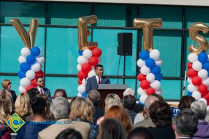 Juan Garcia speaking at Veteran's Resource Center Groundbreaking.