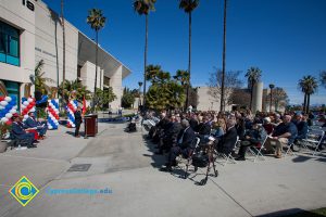 Seated guests at the Veteran's Resource Center Groundbreaking.