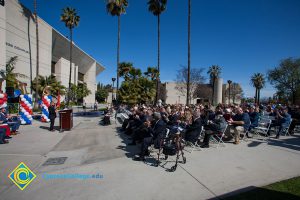 Seated guests at the Veteran's Resource Center Groundbreaking.