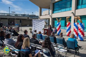 Seated guests at the Veteran's Resource Center Groundbreaking.