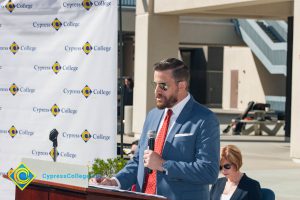 Richard Rams speaking at Veteran's Resource Center Groundbreaking.