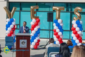 Richard Rams speaking at Veteran's Resource Center Groundbreaking.