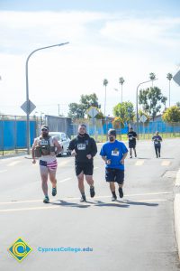 Five runners in the 3rd Annual Veteran's 5k.