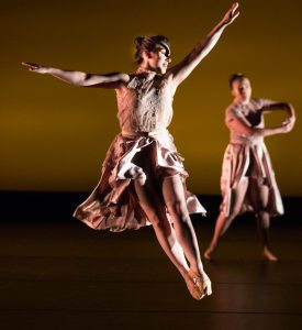 Two young ladies performing ballet dance for 2018 People in Motion concert.