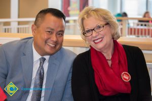 Dr. Paul de Dios and Deann Burch