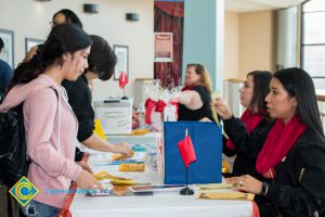 Career advisors assisting students at Majors2Careers