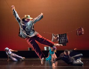 Dancers on stage