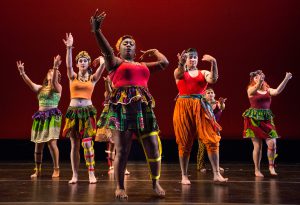 Dancers on stage