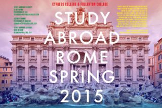 Study Abroad in Rome for Spring 2015 Application Deadline is November 1