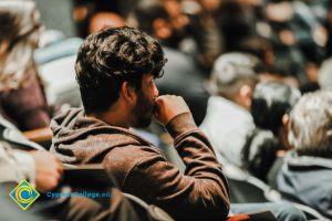 Audience at the 2018 Yom HaShoah event.