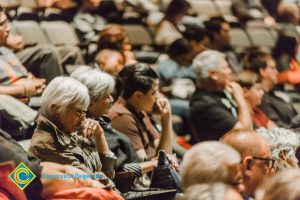 Audience at the Yom HaShoah event.