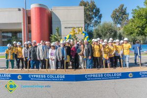 Staff during SEM Groundbreaking ceremony.