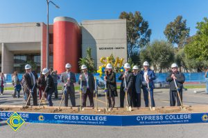 Staff during SEM Groundbreaking ceremony.