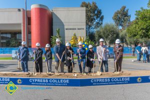 Staff during SEM Groundbreaking ceremony.