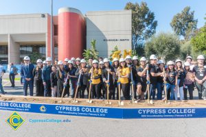 Staff during SEM Groundbreaking ceremony.